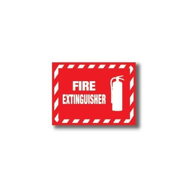 Ergomat 50in x 32in RECTANGLE SIGNS - Fire Extinguisher DSV-SIGN 1600 #2245 -UEN - main